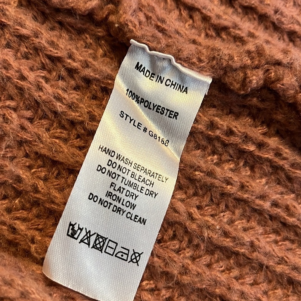 The Mint Pompom Cardigan Sweater Size Small - Picture 6 of 8
